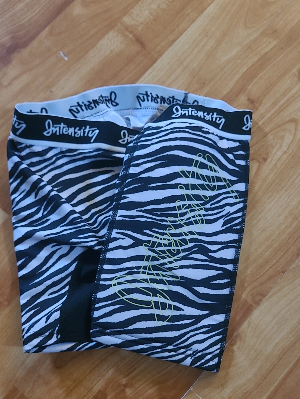 Intensity Kids Zebra-Print Leggings in Black & White